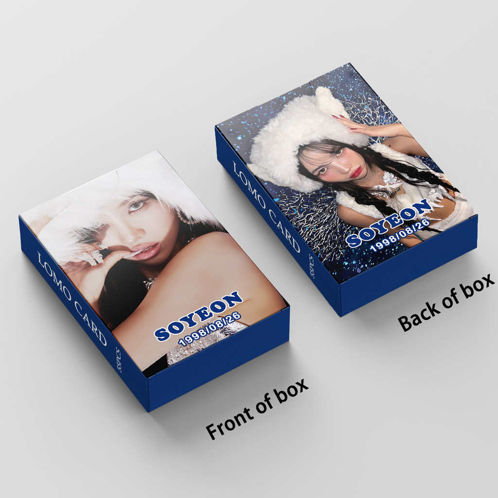 Linxx 55 Chiếc (G) I-DLE SOYEON Album Lomo Card Kpop Photocards Bưu Thiếp Series