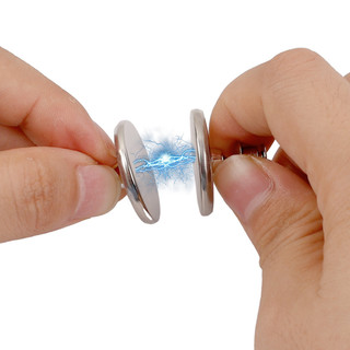 Kẹp rèm từ tính Hợp kim Bạc, 17 / 20 / 25mm Hoàn thiện bóng mịn, Thiết kế không cần gờ cho màn hình cửa sổ & Trang trí nội thất (1 / 2 Bộ)