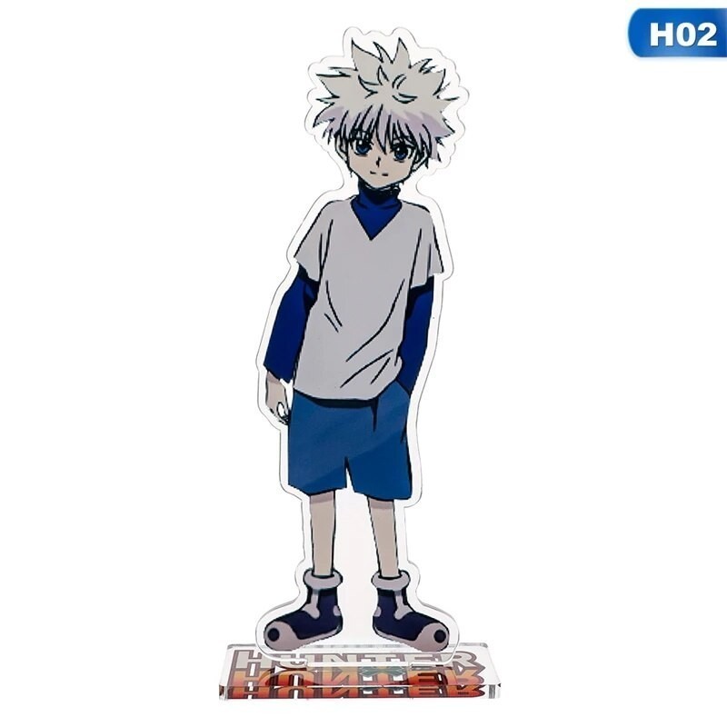 Mô hình Standee Anime Killua Irumi Hisoka Cute Hunter × Hunter Zoldyck Killua Phụ kiện trang trí để bàn góc học tập