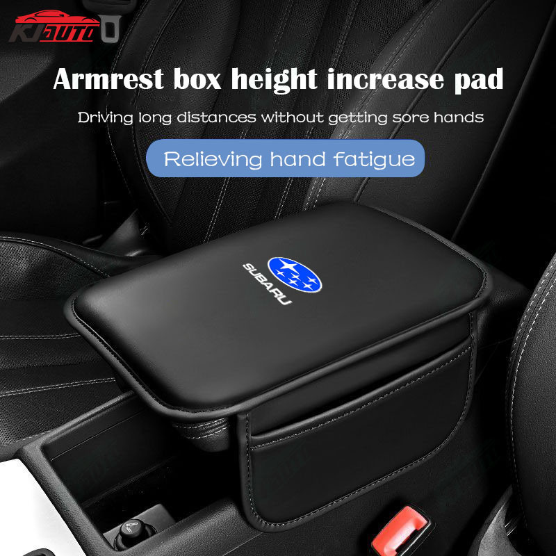 Subaru Da Tay Hộp Bảo Vệ Miếng Lót Nhớ Cotton Tăng Áp Miếng Lót Tay Trung Tâm Vỏ Bảo Vệ Trang Trí Ô Tô Phụ Kiện Cho BRZ Forester Legacy Outback WRX WRX STI Impreza