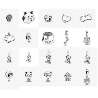 Hạt tự làmplatafix hebillasterline woof xương chó con Amorin stockkitten bát 925