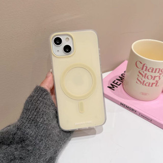Ốp điện thoại từ tính màu Macaron cao cấp cho iPhone15 14 13 12 Pro Max Vỏ bảo vệ camera chống sốc chống rơi lưng cứng