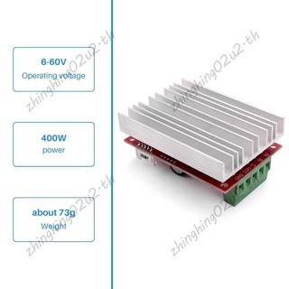DC 6-60V 400W BLDC Bộ điều khiển động cơ không chổi than DC ba pha Bộ điều khiển động cơ Hội trường điều khiển động cơ Bảng điều khiển 12V 48V