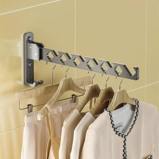 Móc treo tường JKDESIGN gấp gọn, móc treo đồ tủ quần áo bằng thép không gỉ bền, có thể thu vào