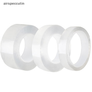 Airspecutin 1 / 2 / 3 / 5M Băng keo hai mặt trong suốt có thể tái sử dụng Băng dính chống thấm nước EN