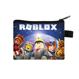 Roblox Series Ví Dây Kéo Túi Tiền Thẻ Ngân Hàng Đồng Xu Giấy Túi Bảo Quản Tiền Tệ In Hoạt Hình Ví Trẻ Em