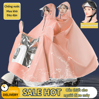 8XL Áo Mưa Che Phủ Toàn Thân Bunnies - Chất Liệu Dày Dặn Cao Cấp, An Toàn Tuyệt Đối Với Lỗ Cho Kính Chiếu Hậu