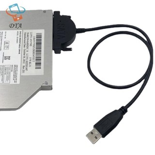 [Dta] Cáp USB 2.0 SATA CD / DVD-ROM Cáp Ổ Đĩa Quang Adapter Cho PC Laptop Notebook VN