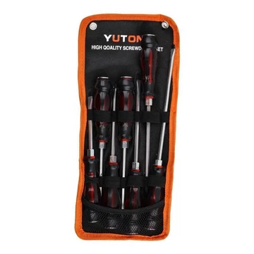 Bộ 7 chiếc tua vít có thể gõ, bộ tua vít Phillips có thể gõ, tua vít phẳng công nghiệp từ tính mạnh