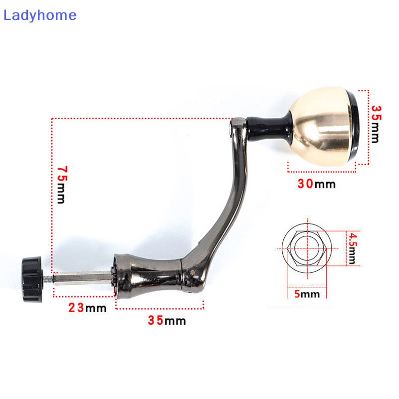 Lady Metal Reel Thay Thế Tay Cầm Điện Câu Tay Cầm Núm Tay Cầm Rocker Tay Cầm Cho Câu Phụ Kiện VN