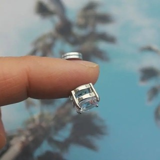 Sfse - Móng tay tai pha lê tỏa sáng - Bông tai kẹp nam châm - Thanh lịch - Bông tai đính đá Zircon tròn - Bộ bông tai kẹp chống xuyên - Từ tính - Dành cho nam nữ - Phụ kiện trang sức