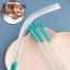 YYlingx Bàn chải làm sạch ống hút 360 độ đa chức năng, làm sạch sâu, di động, chất liệu không gỉ