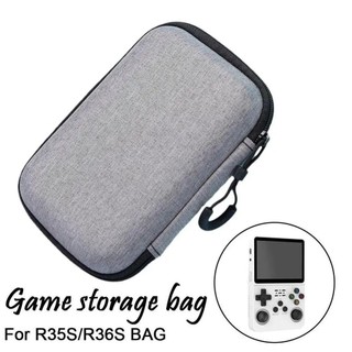 DWELLCO 1 Chiếc Túi Bảo Quản Máy Chơi Game, Máy Chơi Game Cứng EVA, Túi Đựng Dây Kéo Bền Di Động Chống Trầy Xước Túi Bảo Vệ Chống Rơi Cho R36S / R35S