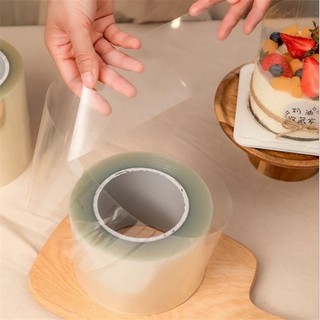 Cuộn 1kg Mica Trong Suốt Bọc Thành Bánh Mouse, Màng Mica Quấn Thành Bánh Trang Trí Bánh