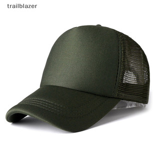 Trailblazer 1 Chiếc Unisex Lưới Trơn Bóng Chày Có Thể Điều Chỉnh Mũ Snapback Cho Nữ Hip Hop Trucker Dạo Phố Bố Nón Mới