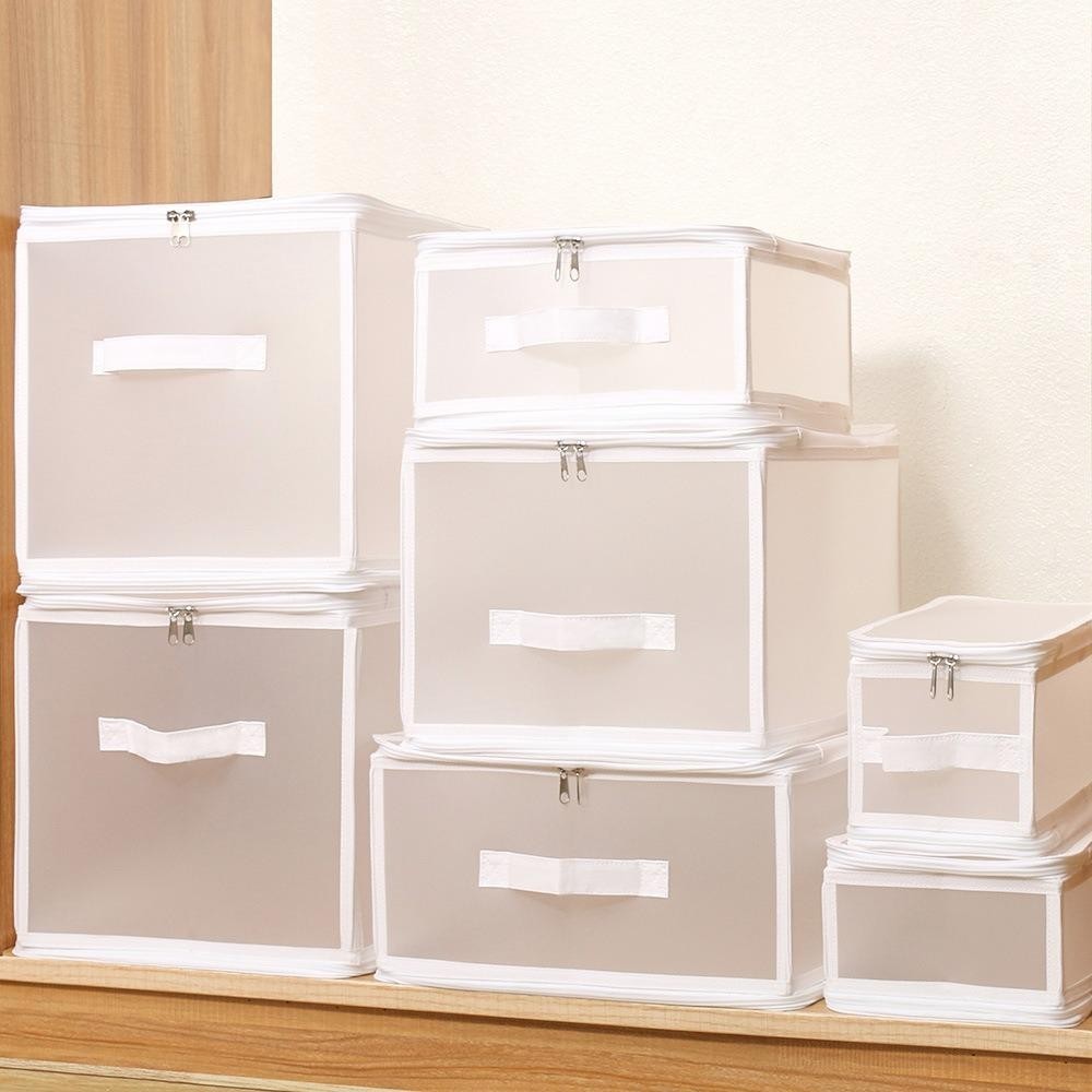 Túi lưu trữ quần áo CHEESELY, Hộp sắp xếp chống ẩm chống thấm nước, Hộp lưu trữ gấp dung tích lớn có thể giặt được chất lượng hộ gia đình