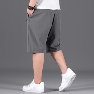 [Plus Size] 8XL Nam Chạy Nhanh Khô Thường Ngày Mùa Hè Mỏng Oversize Quần Short Thẳng