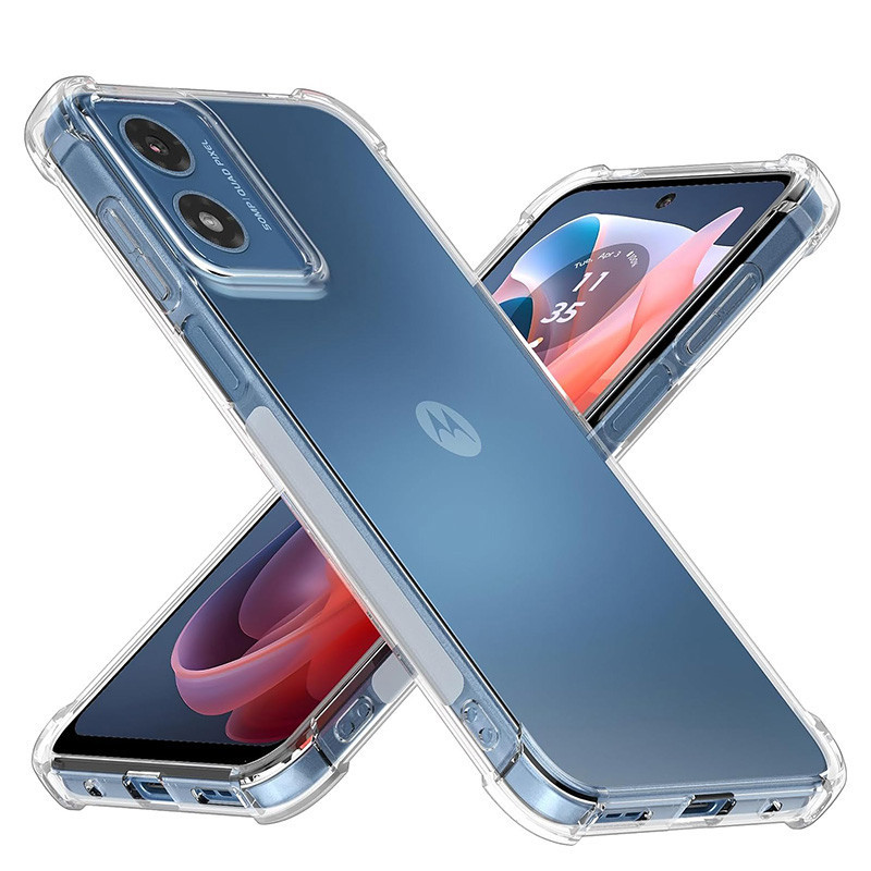 Dành Cho Motorola Moto G Play 4G 2024 2023 2021 Vỏ Mềm Chống Sốc Pha Lê Gel Trong Suốt TPU Vỏ Chống Sốc