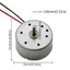 Pealike Mini Động Cơ Điện Loại 300 Động Cơ Tốc Độ Động Cơ Cho Đồ Chơi DIY Tua Rua Gió Máy Phát Điện Sản Xuất Điện Tử