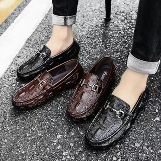 Mùa hè phong cách mới Peas nam chống trượt, lái xe, thời trang Hàn Quốc 2024