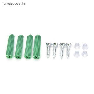 Airpeccutin 4 Chiếc 6-12 Mm Thép Không Gỉ Vuông Kẹp Giá Đỡ Kẹp Cho Kính Kệ Tay Vịn EN