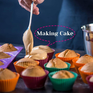 Combo 5 khuôn làm bánh silicon, khuôn cupcake làm muffin, dụng cụ làm bánh - SUNND