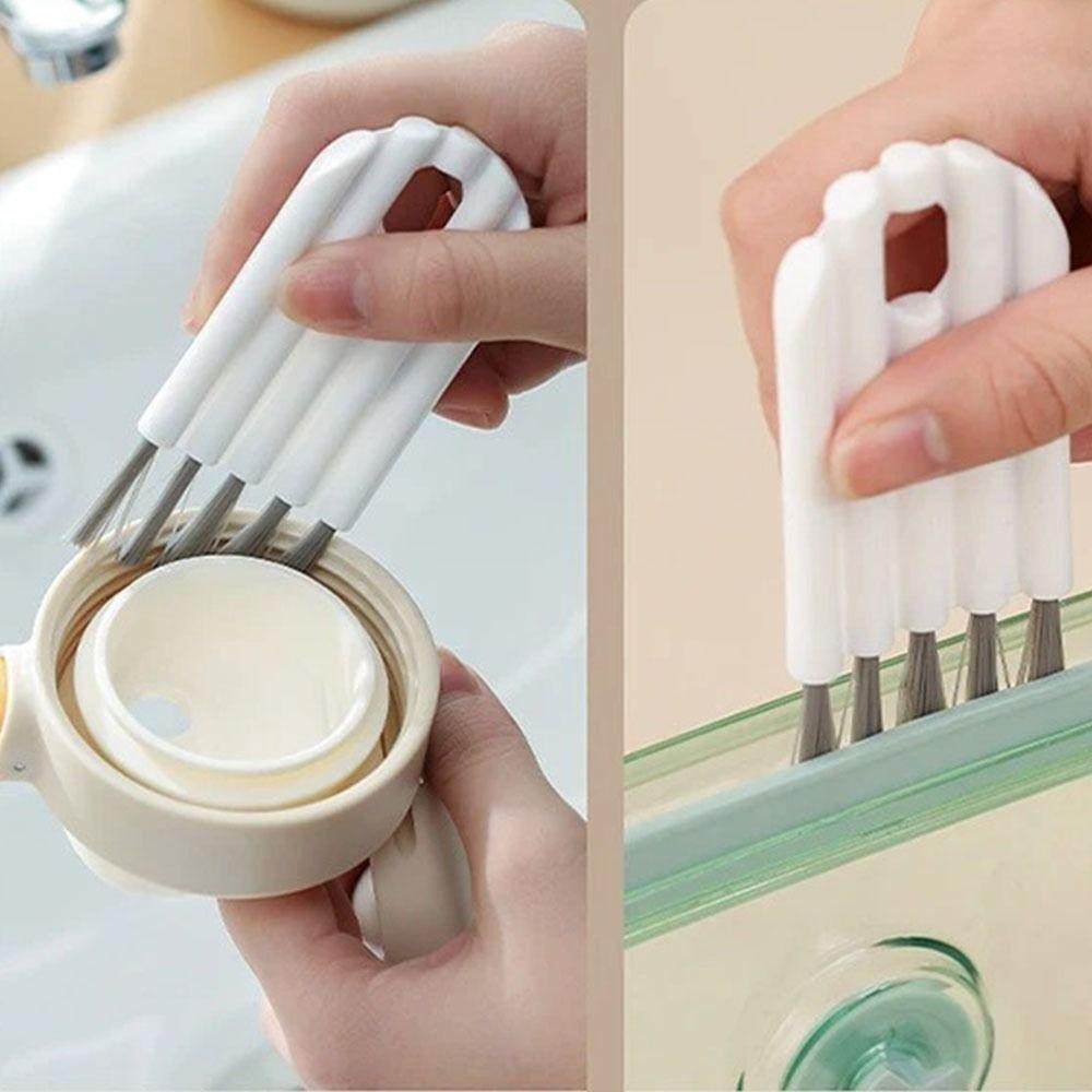 Bàn chải nắp cốc WOODNEST, Bàn chải làm sạch đa chức năng gia đình, Dụng cụ nhà bếp Lược đệm không khí lông mềm