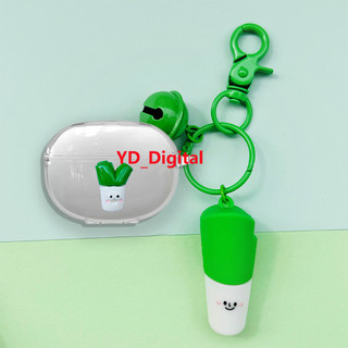 Dành Cho SoundPEATS Capsule 3 Pro Plus Ốp Lưng TPU Transpent Tai Nghe Vỏ Bảo Vệ Chống Sốc Có Mặt Dây Chuyền