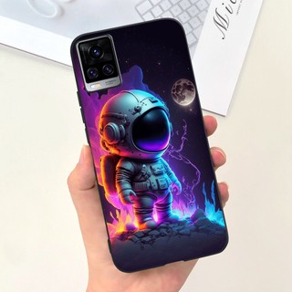 Vivo V20 V2025 V2024 / V20 SE V2022 V2023 Mèo Dễ Thương Khủng Long Phi Hành Gia Hoạt Hình Thạch Silicon Mềm Ốp Lưng Điện Thoại