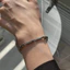 Punk Vintage Xoắn Dệt Lắc Tay Dành Cho Nam Mobius Retro Vòng Tay Thông Thường Hợp Thời Trang Thép Titan Vòng Tay Dây Xích Trang Sức Mới