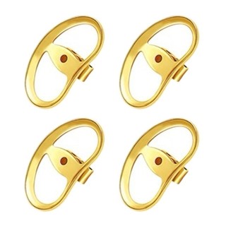 Jay 4 Chiếc Bông Tai Nút Kim Loại Lớn Bông Tai Nâng Tai Trang Sức Buộc Nâng