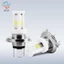 Bóng Đèn Pha Xe Máy H4 LED 3 Mặt COB Đèn Moto Cao Chùm Thấp Xe Máy Phụ Kiện Gốm LED 12V VN
