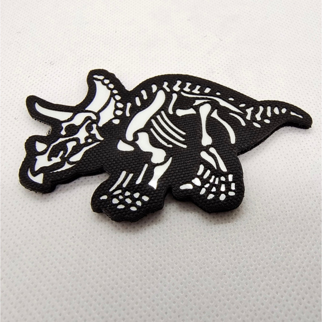 Patch_miếng dán velcro dạ quang_phản quang khủng long _tactical