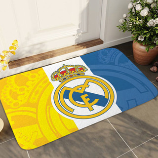 Thảm chùi chân in một mặt Real Madrid Quà tặng thiết thực cho bạn bè Phòng ngủ Văn phòng Trang trí nhà cửa Thảm trải sàn chống trượt (60x40CM)