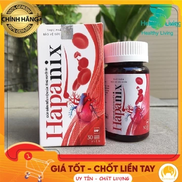 [CHÍNH HÃNG 100%]HAPANIX Viên Uống Hỗ Trợ Sức Khỏe Huyết Áp Tim Mạch Ổn Định Đường Huyết Phòng Ngừa Đột Quỵ An Toàn