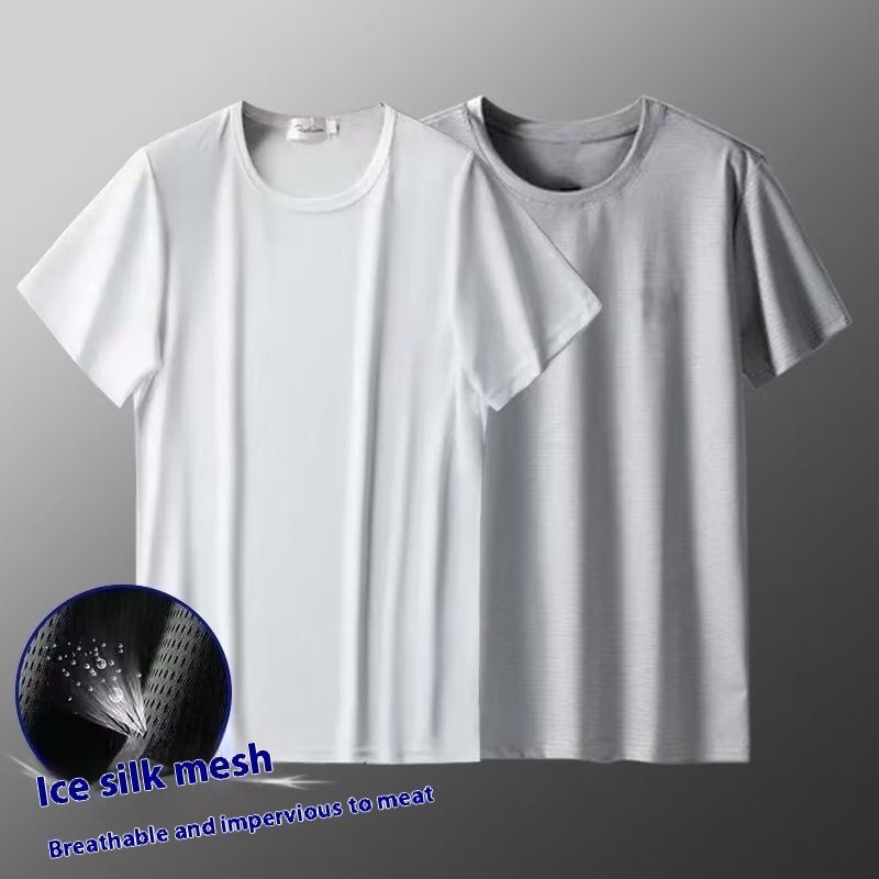 VG Áo nam , áo chui đầu cổ tròn nam, áo thun ngắn tay khô nhanh, thiết kế thoáng khí, đơn giản và thoải mái, thấm mồ hôi, khô nhanh