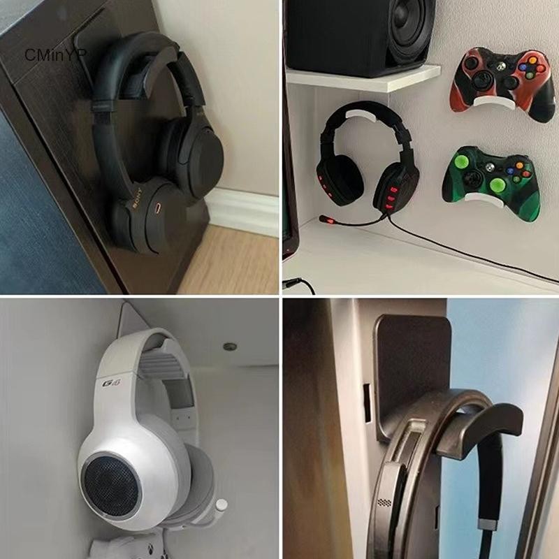 Cminyp Đa Năng Treo Tường Tai Nghe Đứng Bộ Điều Khiển Chơi Game Giá Đỡ Tai Nghe Hiển Thị Dưới Bàn Móc Treo Cho Tai Nghe Vinh Quang