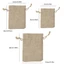 MONOSTYLE 10 Chiếc Túi Quà Bố, Túi Bảo Quản Dây Rút Dung Tích Lớn, Túi Trang Sức Chống Bụi