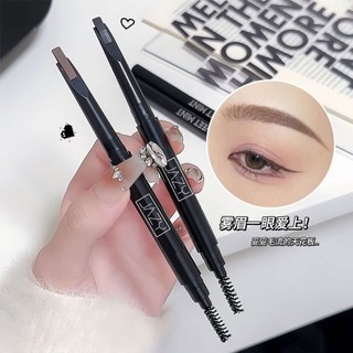 Trong vòng một tuần 1800 + Người chiến đấu Bút chì kẻ mày JAZY đơn siêu mịn hai đầu chống thấm nước chống mồ hôi lâu trôi Rễ tự nhiên rõ ràng cho người mới bắt đầu Bàn chải lông mày đầu phẳng 25