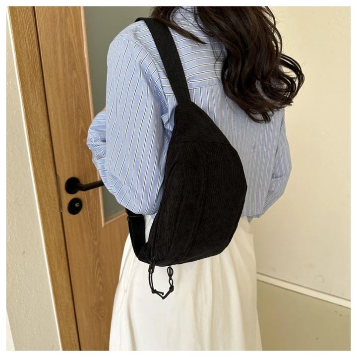 Women's Cute Velvet Belt Bag – for School – 7