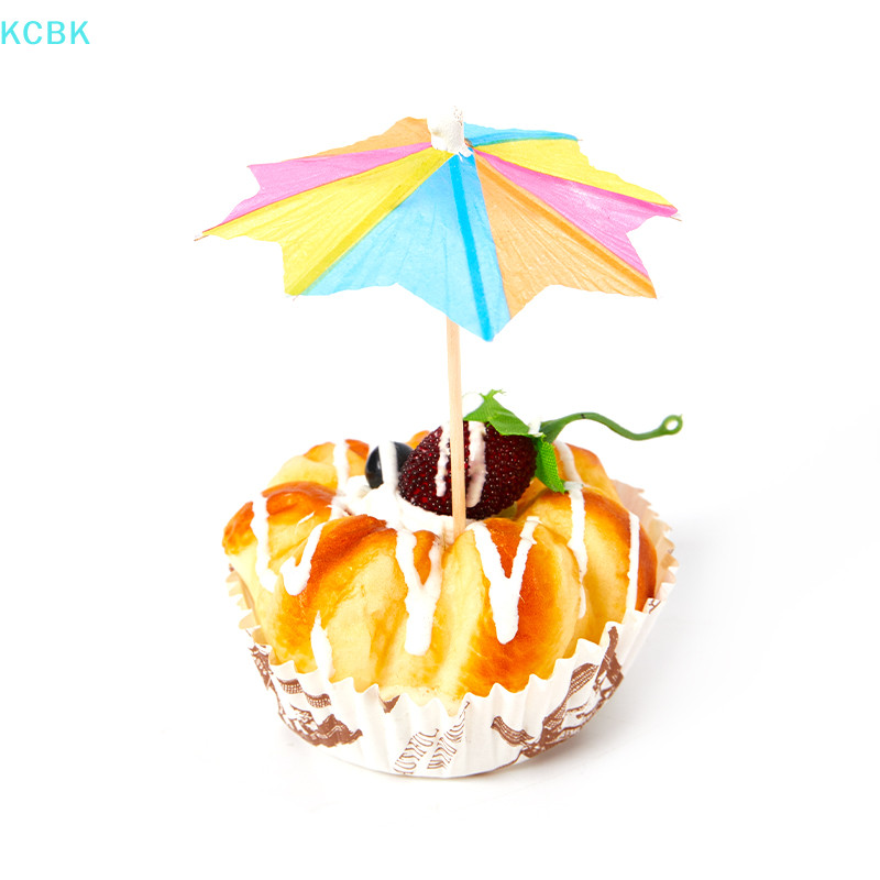 [Kc] 20-50 Chiếc Ô Cocktail Giấy Nhiều Màu Phụ Kiện Tiệc [BK]