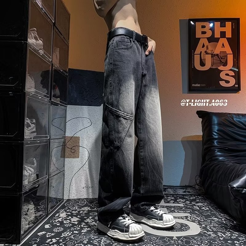 2024 New Instagram Hip Hop Ethnic Fashion Japanese Style Large Size