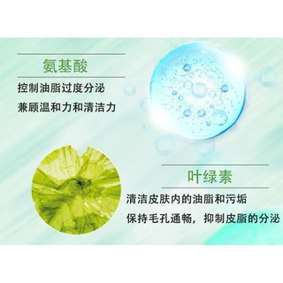 Dệt mặt BUV chứa chất diệp lục và axit amin, làm sạch, kiểm soát dầu, cho làn da mịn và tươi sáng.