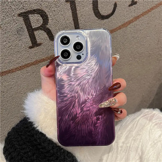 Ốp điện thoại màu vàng Foxtail gradient sang trọng cho iPhone15 14 13 12 11 Pro Max Vỏ bảo vệ camera chống sốc Vỏ cứng