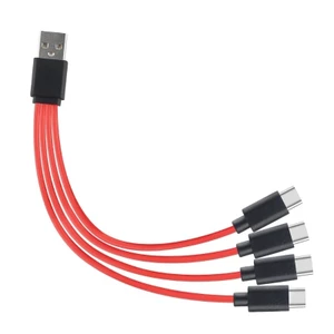 Niki 4 trong 1 Loại C Bộ Chia Chuyển Đổi Cáp Tương Thích Cho Điện Thoại Laptop Máy Tính Bảng Dây Dây Chuyển Đổi Nhanh 5V