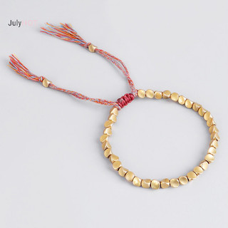 Julyhot Tây Tạng Đan Hạt Đồng May Mắn Dây Vòng Tay Unisex Vòng Tay Massivedeals Trang Sức