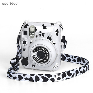 [Sportoutdoor] Dành cho Hộp bảo vệ máy ảnh trong suốt Fujifilm Instax 12 Túi đựng có dây đeo vai Túi lưu trữ [out]