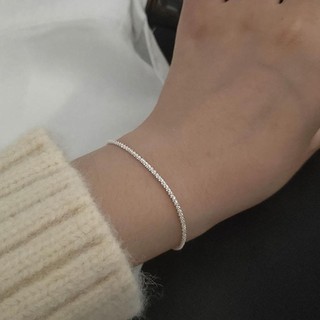 ITRUMPET Vòng tay nữ lấp lánh, dây chuyền bạc Y2K, trang sức tiệc cưới mùa hè, điều chỉnh