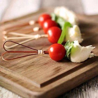 [Còn hàng] Que xiên NEATDWELL, 100 Cái / túi Que hái tăm thân thiện với môi trường, Tăm tre trang trí Cocktail