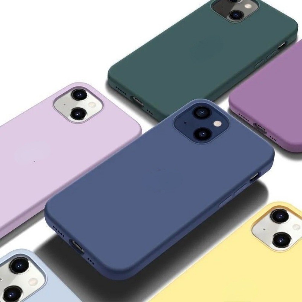Ốp điện thoại silicon lỏng màu xanh lá cây Matcha cho iPhone 15 Pro Max 15 Pro 15 14 13 12 11 Pro Max XR IX Bảo hiểm toàn diện Vỏ mềm bảo vệ chống sốc